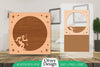 Ski Laser Cut Photo Frame SVG Bundle