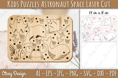 Kids Sea Animals Educational Puzzles SVG Bundle - CraftNest - Digital Crafting and Art