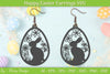 Easter Bunny Earring SVG Bundle