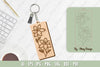Flower Keychain Laser Cut SVG Bundle