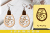 Flower Earring Laser Cut SVG Bundle