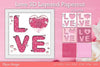 Love D Layered Papercut SVG Bundle