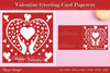 Valentine Greeting Card Cut SVG