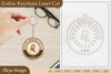 Zodiac Keychain SVG Bundles