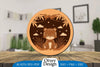 3D Layered Animals Lasercut SVG Bundle