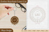 Zodiac Keychain SVG Bundles