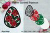 Flower D Layered Papercut SVG Bundle