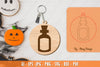 Halloween Keychain Laser Cut SVG Bundle
