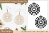 Earrings Mandala SVG Bundle
