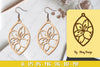 Flower Earring Laser Cut SVG Bundle