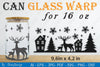 Christmas Deer Can Glass 16 OZ SVG Bundle