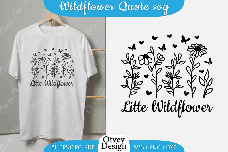 Wildflowers Quote Motivational Sayings SVG Bundle 14 - CraftNest - Digital Crafting and Art
