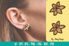Flower Earring Laser Cut SVG Bundle