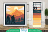 Hiking Couple 3D Shadowbox Layered Papercut SVG Bundle