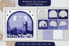 Shadow Nativity Scene Layered Papercut D SVG
