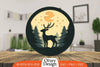 Christmas Deer 3D Layered Lasercut SVG Bundle
