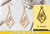 Flower Earring Laser Cut SVG Bundle