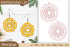 Earrings Mandala Lasercut SVG Bundle