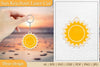 Sun Keychain SVG Bundle