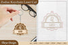 Zodiac Keychain SVG Bundle