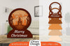 Christmas Santa Sleigh 3D Lasercut SVG Bundle