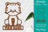 Animal Name Sign SVG Laser Cut Template Door Wall Hanger SVG Bundle