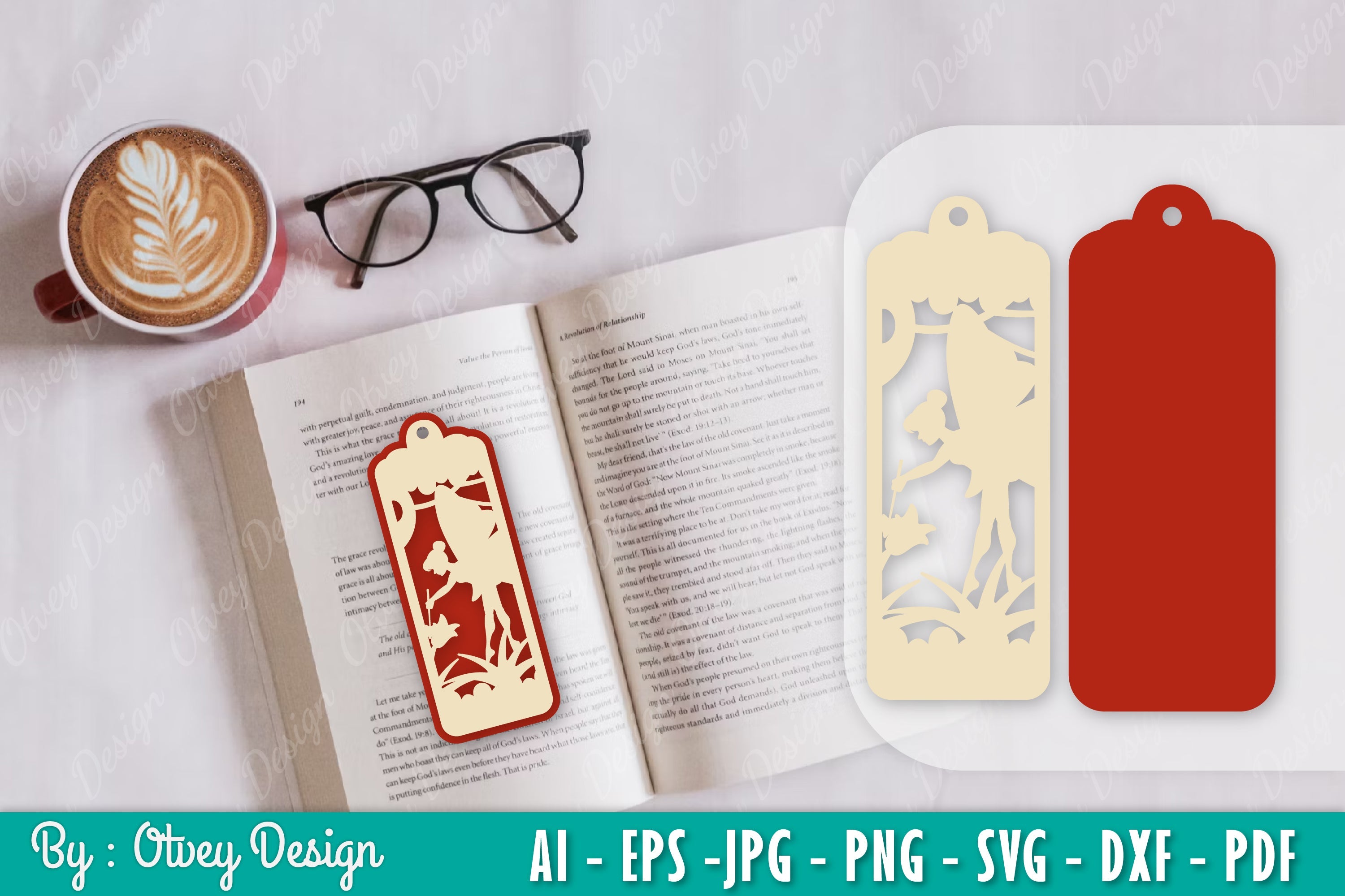 Fairy Bookmark SVG Bundle 11 - CraftNest - Digital Crafting and Art