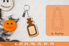 Halloween Keychain Laser Cut SVG Bundle