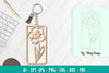 Flower Keychain SVG Bundle