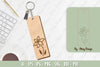 Flower Keychain Laser Cut SVG Bundle