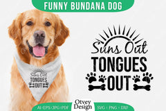 Funny Dog Bandana SVG Bundle 16 - CraftNest - Digital Crafting and Art