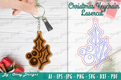 Christmas Keychain Lasercut SVG Bundle - CraftNest - Digital Crafting and Art