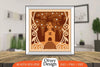 Christmas Santa Sleigh 3D Shadowbox Layered SVG Bundle