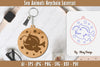 Keychain Sea Animals Laser Cut SVG Bundle