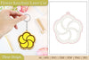 Flower Keychain SVG Bundle