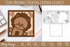 Animals Peeking Layered Lasercut SVG Bundle
