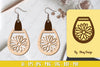 Flower Earring Laser Cut SVG Bundle
