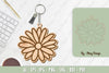 Flower Keychain Laser Cut SVG Bundle