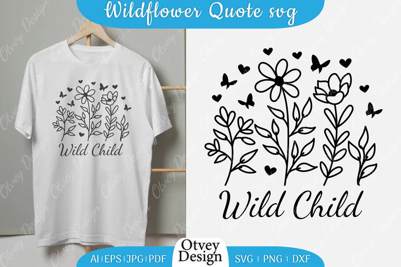 Wildflowers Quote Motivational Sayings SVG Bundle 15 - CraftNest - Digital Crafting and Art