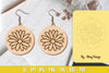 Flower Earring Laser Cut SVG Bundle