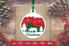 Animal Christmas Ball Papercut SVG Bundle
