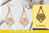 Flower Earring Laser Cut SVG Bundle