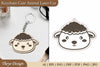 Cute Animal Keychain SVG Bundle