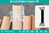 Butterfly Bookmark Template SVG Bundle