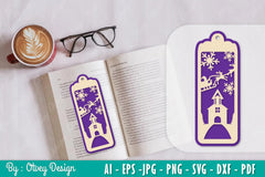 Santa Sleigh Bookmark SVG Bundle 7 - CraftNest - Digital Crafting and Art