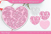 Heart D Layered Papercut SVG Bundle