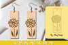Flower Earring Laser Cut SVG Bundle