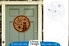 Snowman Round Door Ornament Lasercut SVG Bundle