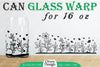 Blooming Wildflowers Can Glass 16 OZ SVG Bundle