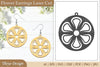 Lasercut Flower Earrings SVG Bundle